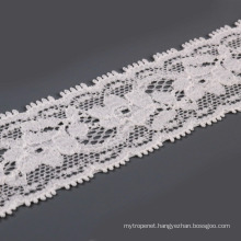 Factory Customized White Elastic Turkish Lace